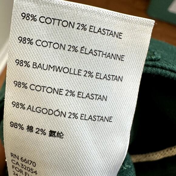 Anthropologie Size 2 Dark Green Side Wide Leg Flare Twill Trouser Pants - Picture 6 of 7